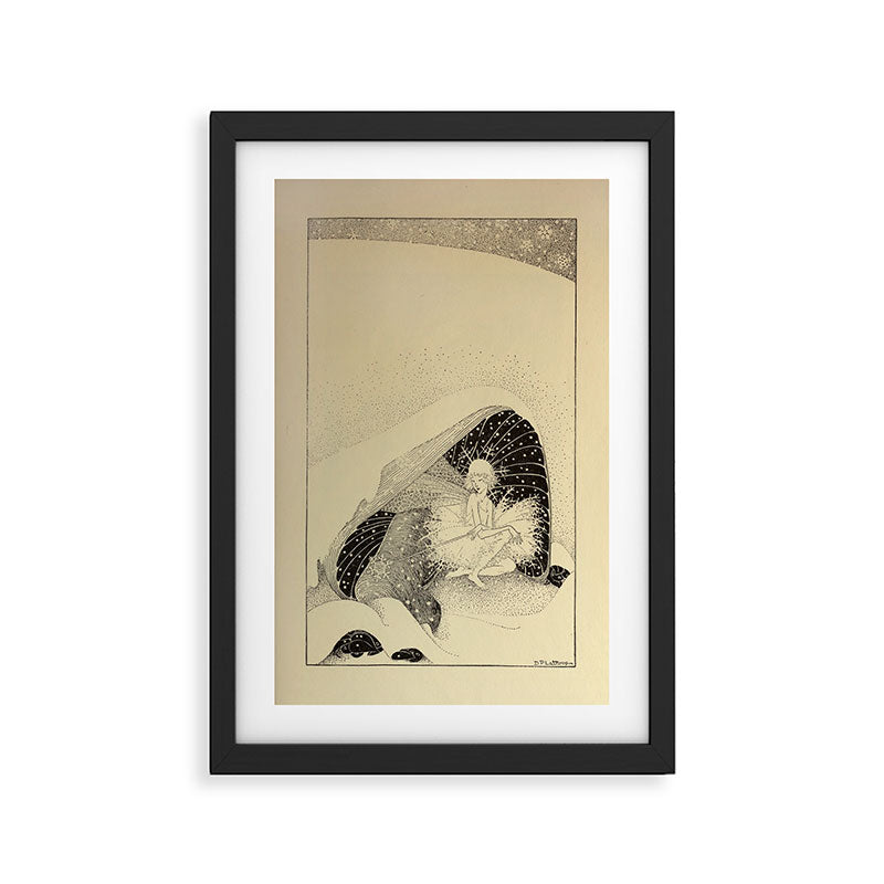 Art by Dorothy Lathrop for "Down-Adown-Derry" by Walter de la Mare (1922) Framed Art Print Gallery Image 2