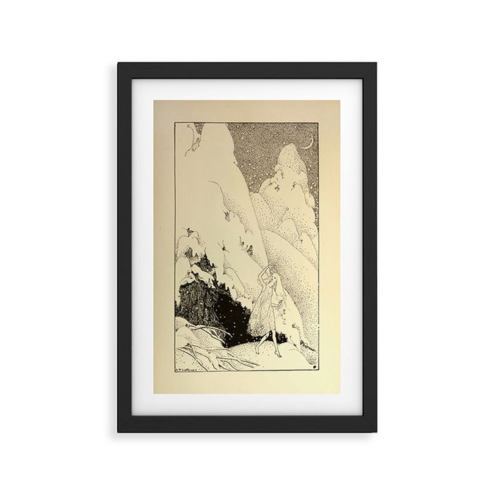 Art by Dorothy Lathrop for "Down-Adown-Derry" by Walter de la Mare (1922) Framed Art Print Gallery Image 1