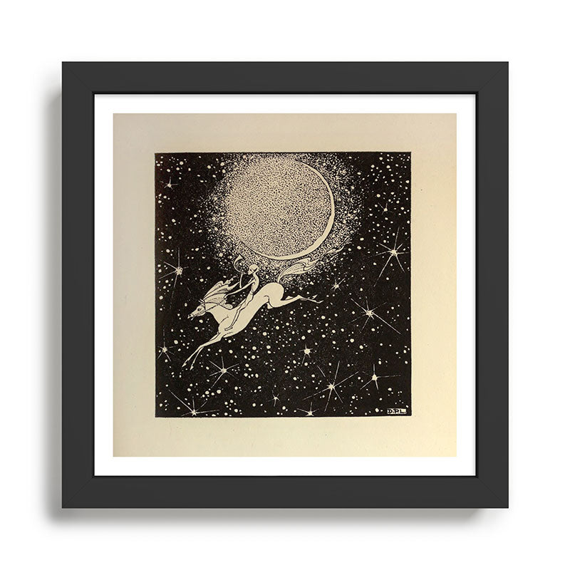 Art by Dorothy Lathrop for "Down-Adown-Derry" by Walter de la Mare (1922) Framed Art Print Gallery Image 1