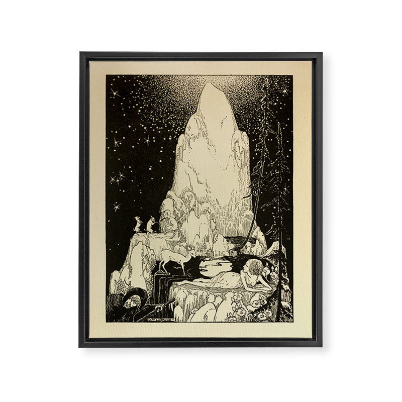 Art by Dorothy Lathrop for "Down-Adown-Derry" by Walter de la Mare (1922) Framed Canvas Print Gallery Image 6