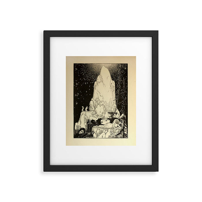 Art by Dorothy Lathrop for "Down-Adown-Derry" by Walter de la Mare (1922) Framed Art Print Gallery Image 1