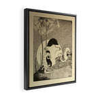 Art by Dorothy Lathrop for "Down-Adown-Derry" by Walter de la Mare (1922) Framed Canvas Print Gallery Image 2