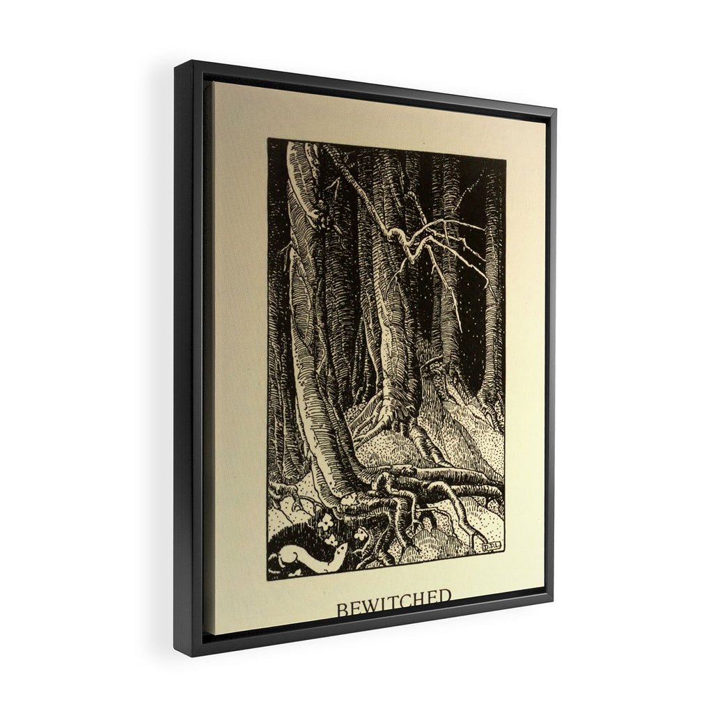 Art by Dorothy Lathrop for "Down-Adown-Derry" by Walter de la Mare (1922) Framed Canvas Print Gallery Image 2