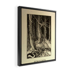 Art by Dorothy Lathrop for "Down-Adown-Derry" by Walter de la Mare (1922) Framed Canvas Print Gallery Image 2
