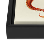 Art by Friedrich Wilhelm Winter from "Cephalopod Atlas" by Carl Chun, 1910 (benefitting Greenpeace) Framed Canvas Print Gallery Image 3