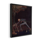Art by Harry Clarke for a 1933 edition of Edgar Allan Poe's "Tales of Mystery and Imagination" Framed Canvas Print Gallery Image 2