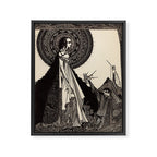 Art by Harry Clarke for a 1933 edition of Edgar Allan Poe's "Tales of Mystery and Imagination" Framed Canvas Print Gallery Image 6