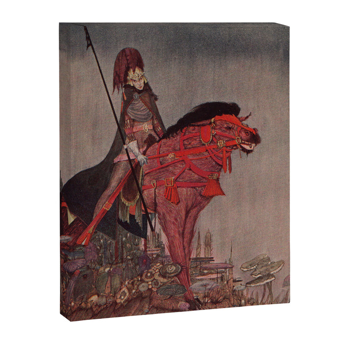 Art by Harry Clarke for a 1933 edition of Edgar Allan Poe's "Tales of Mystery and Imagination" Canvas Print Gallery Image 1