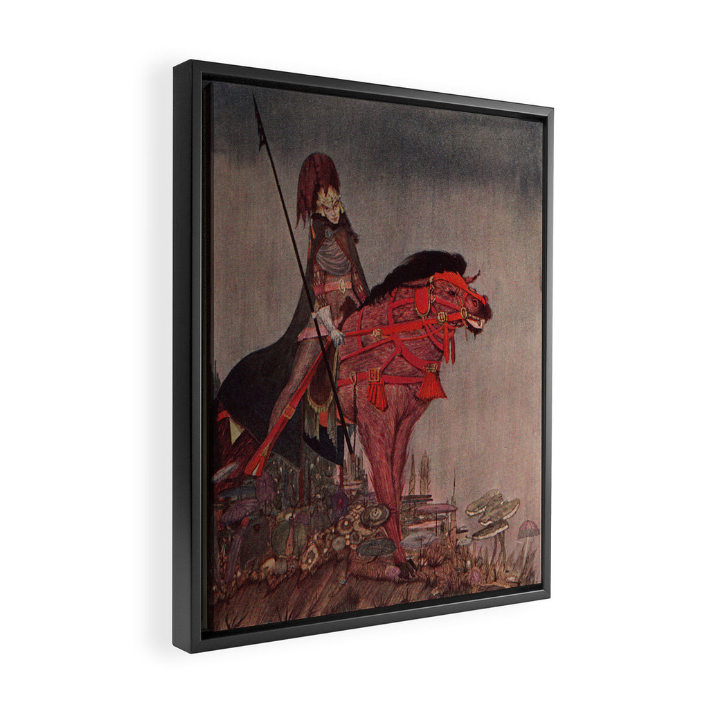 Art by Harry Clarke for a 1933 edition of Edgar Allan Poe's "Tales of Mystery and Imagination" Framed Canvas Print Gallery Image 2