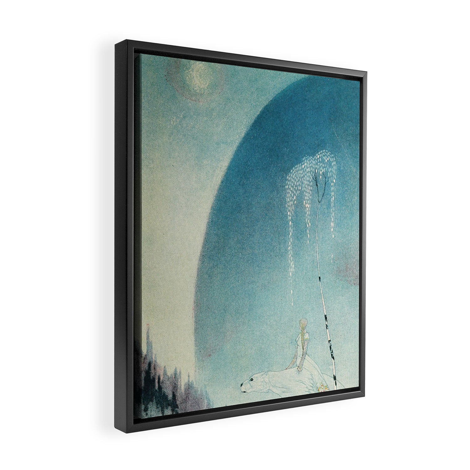 Art by Kay Nielsen from "East of the Sun and West of the Moon" (1914) Framed Canvas Print Gallery Image 2