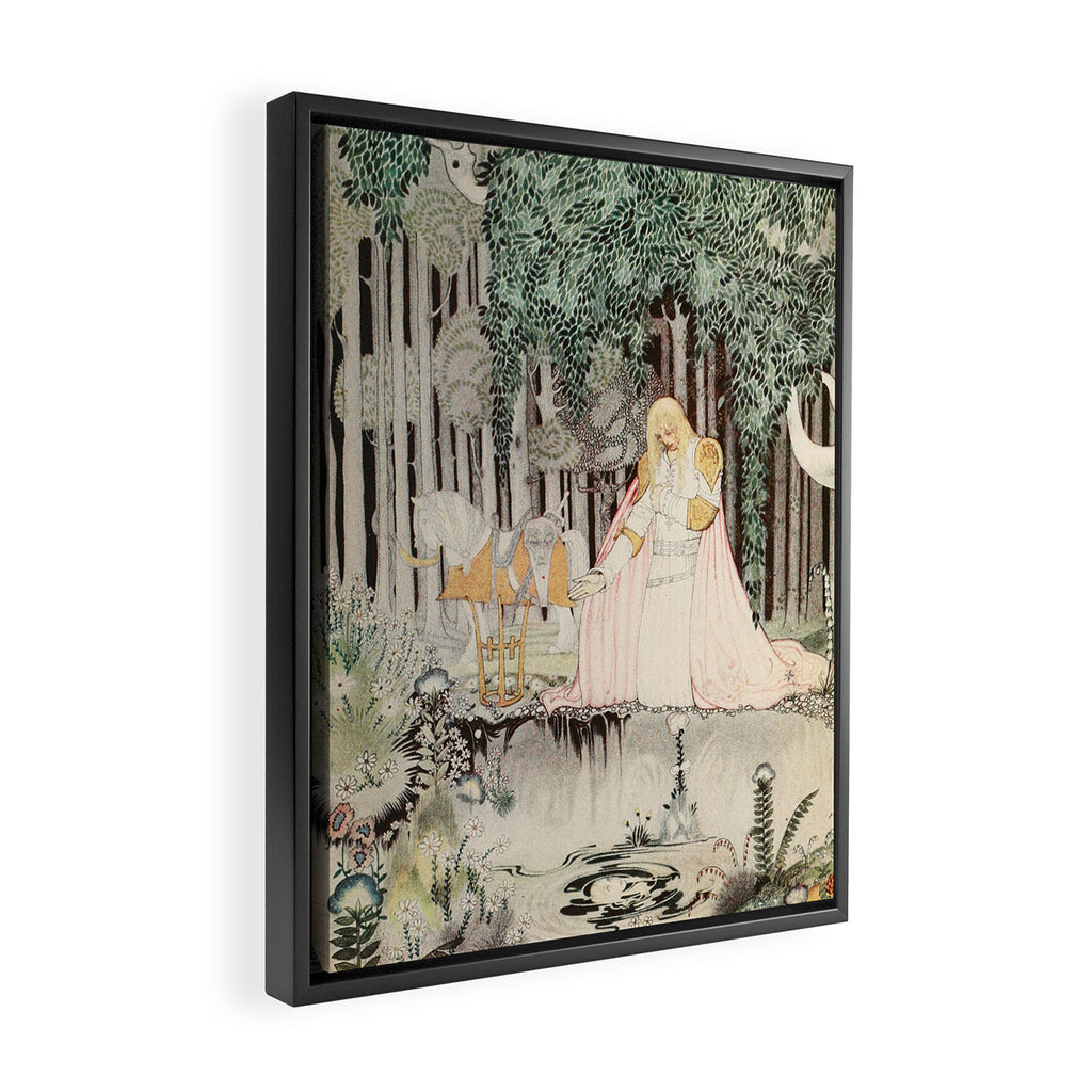 Art by Kay Nielsen from "East of the Sun and West of the Moon" (1914) Framed Canvas Print Gallery Image 2
