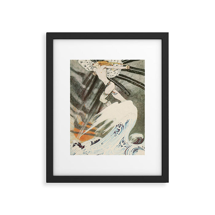 Art by Kay Nielsen from "East of the Sun and West of the Moon" (1914) Framed Art Print Gallery Image 1