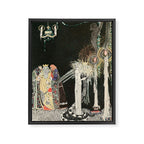 Art by Kay Nielsen from "East of the Sun and West of the Moon" (1914) Framed Canvas Print Gallery Image 6
