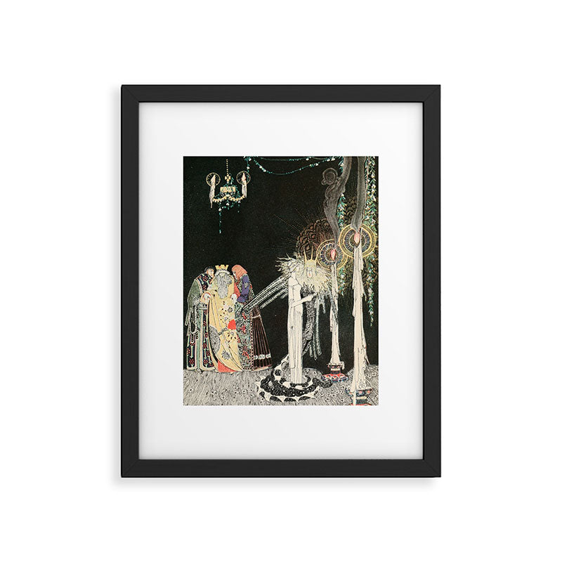 Art by Kay Nielsen from "East of the Sun and West of the Moon" (1914) Framed Art Print Gallery Image 5
