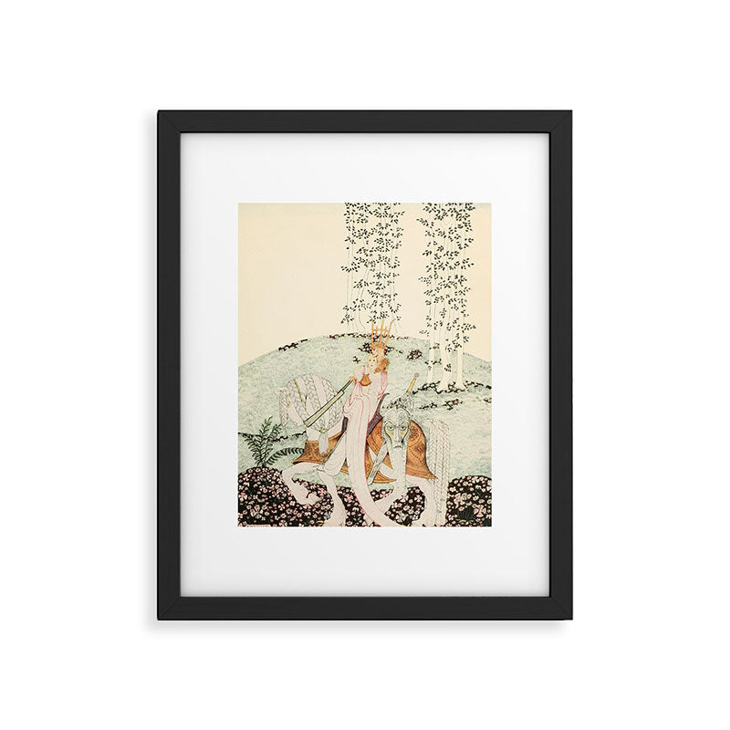 Art by Kay Nielsen from "East of the Sun and West of the Moon" (1914) Framed Art Print Gallery Image 5