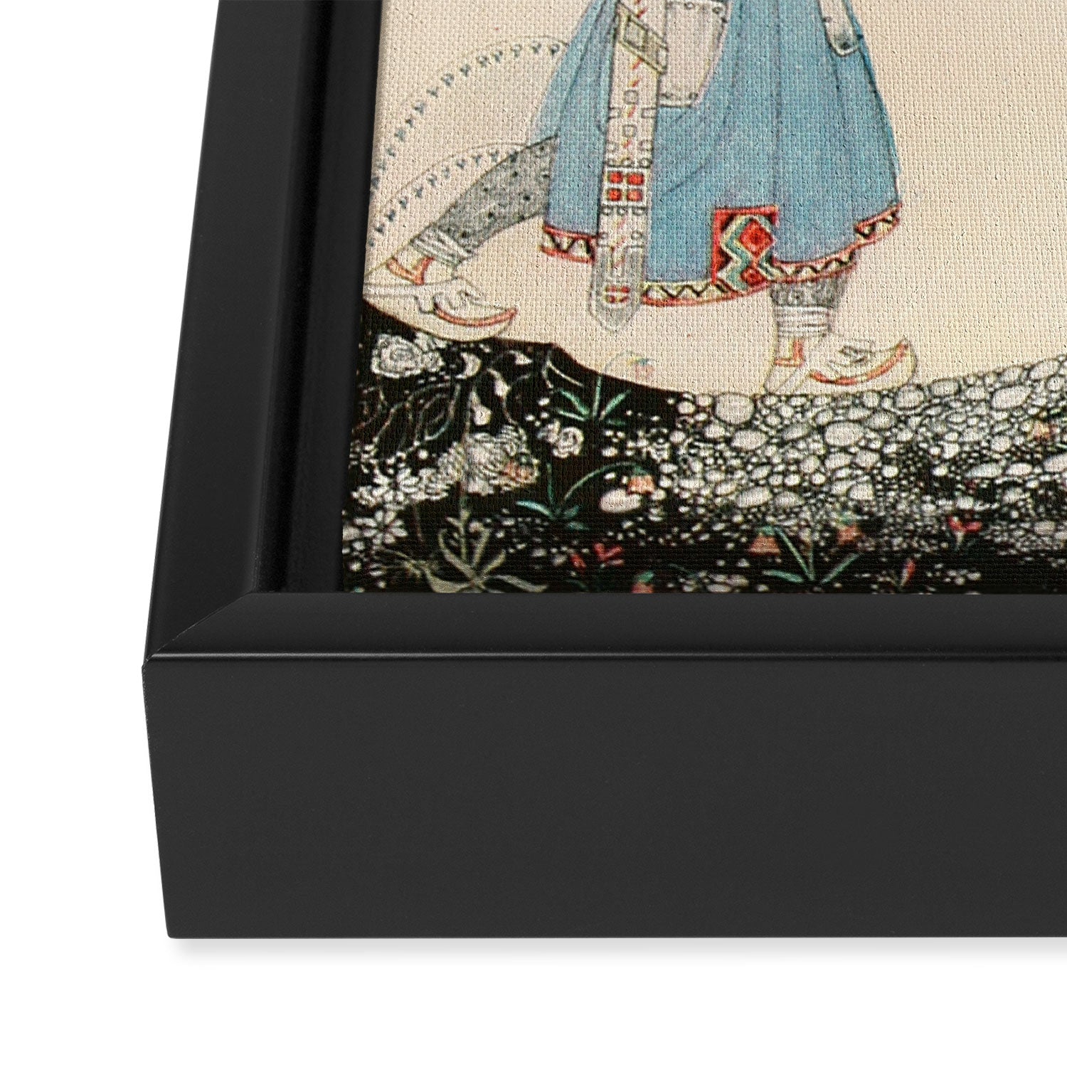 Art by Kay Nielsen from "East of the Sun and West of the Moon" (1914) Framed Canvas Print Gallery Image 3