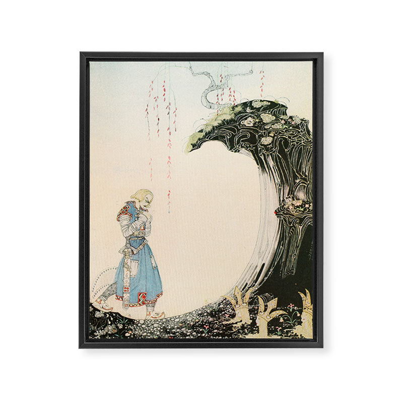 Art by Kay Nielsen from "East of the Sun and West of the Moon" (1914) Framed Canvas Print Gallery Image 6