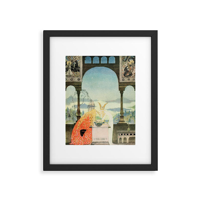 Art by Kay Nielsen from "East of the Sun and West of the Moon" (1914) Framed Art Print Gallery Image 5