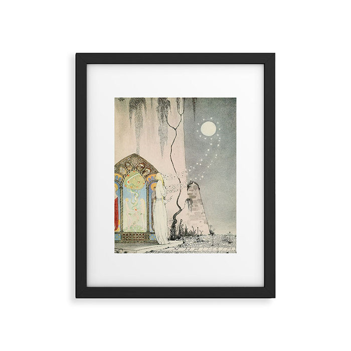 Art by Kay Nielsen from "East of the Sun and West of the Moon" (1914) Framed Art Print Gallery Image 1