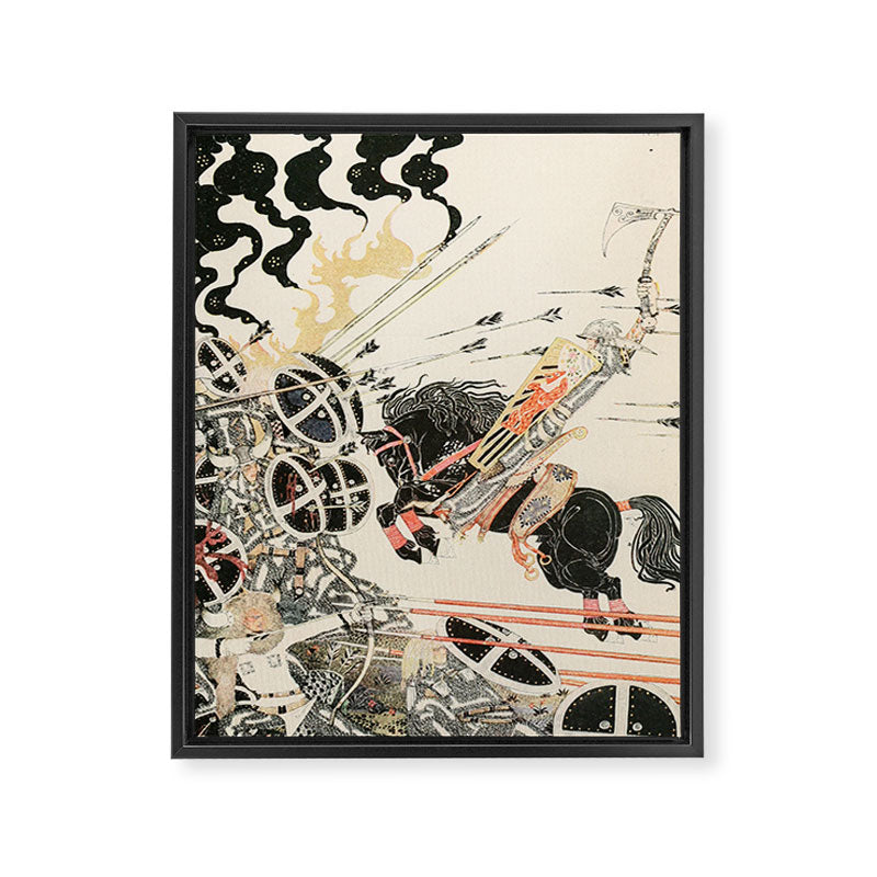 Art by Kay Nielsen from "East of the Sun and West of the Moon" (1914) Framed Canvas Print Gallery Image 3