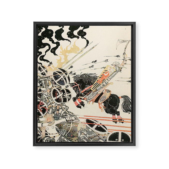 Art by Kay Nielsen from "East of the Sun and West of the Moon" (1914) Framed Canvas Print Gallery Image 1