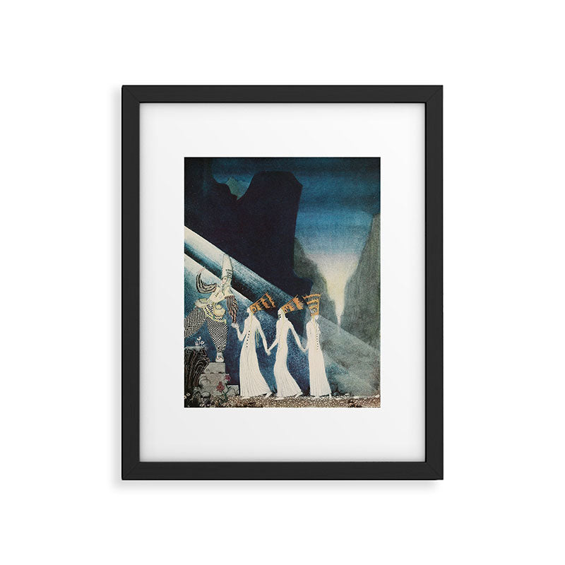 Art by Kay Nielsen from "East of the Sun and West of the Moon" (1914) Framed Art Print Gallery Image 4