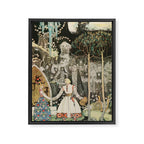 Art by Kay Nielsen from "East of the Sun and West of the Moon" (1914) Framed Canvas Print Gallery Image 3
