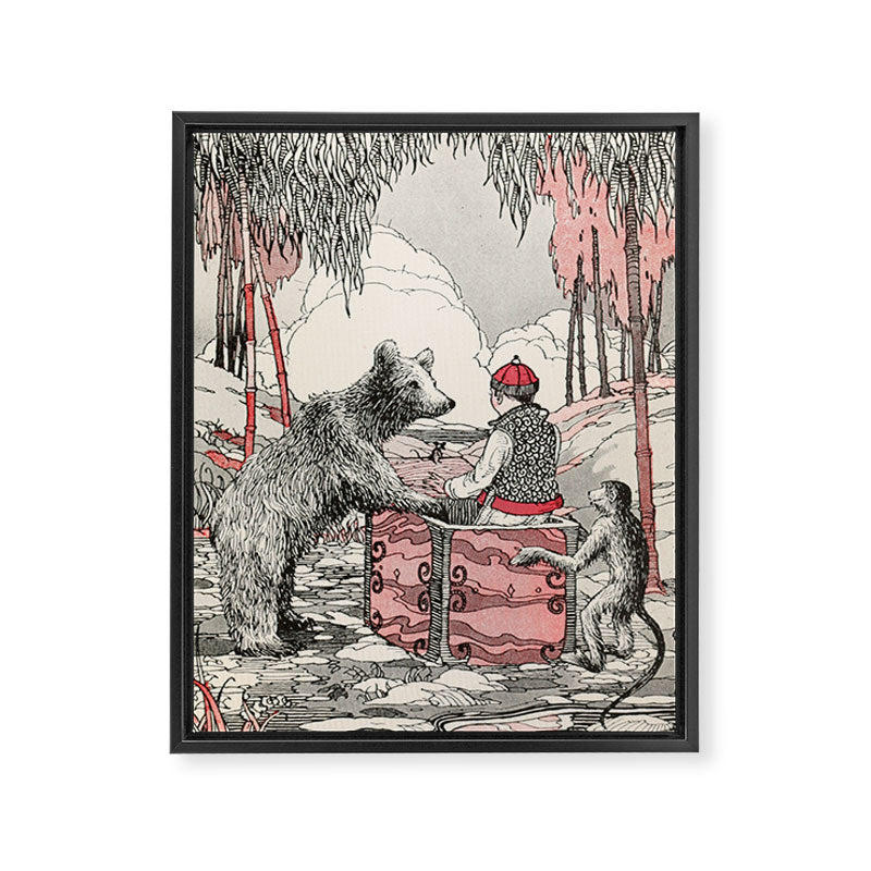 Art by Maurice "Jake" Day from "Wonder Tales from Tibet," 1922 Framed Canvas Print Gallery Image 6