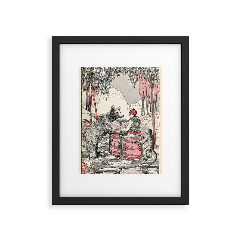 Art by Maurice "Jake" Day from "Wonder Tales from Tibet," 1922 Framed Art Print Gallery Image 5