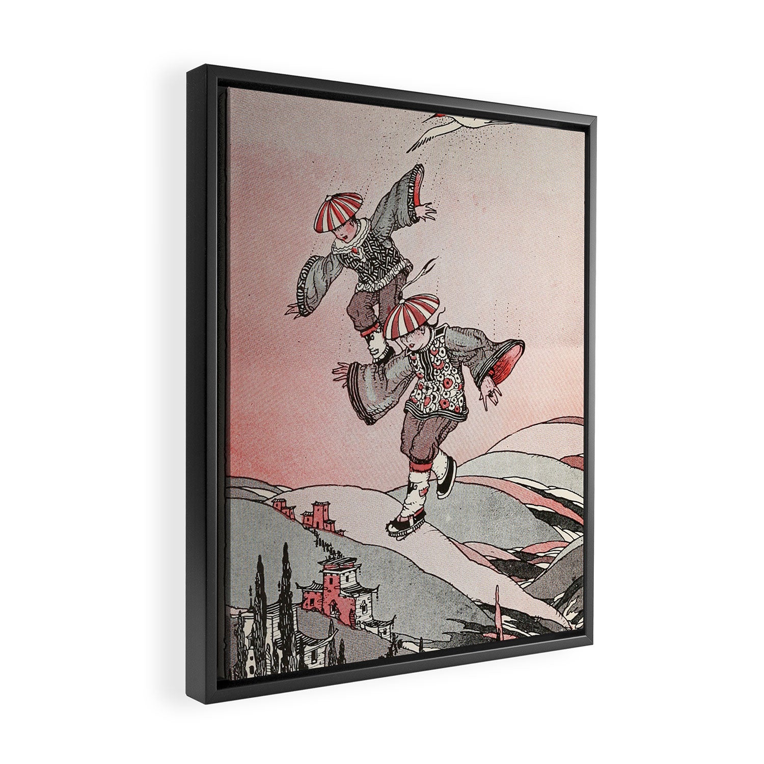 Art by Maurice "Jake" Day from "Wonder Tales from Tibet," 1922 Framed Canvas Print Gallery Image 2