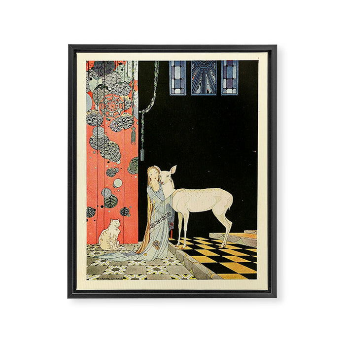 Art by Virginia Frances Sterrett from "Old French Fairy Tales," 1920 Framed Canvas Print Gallery Image 1