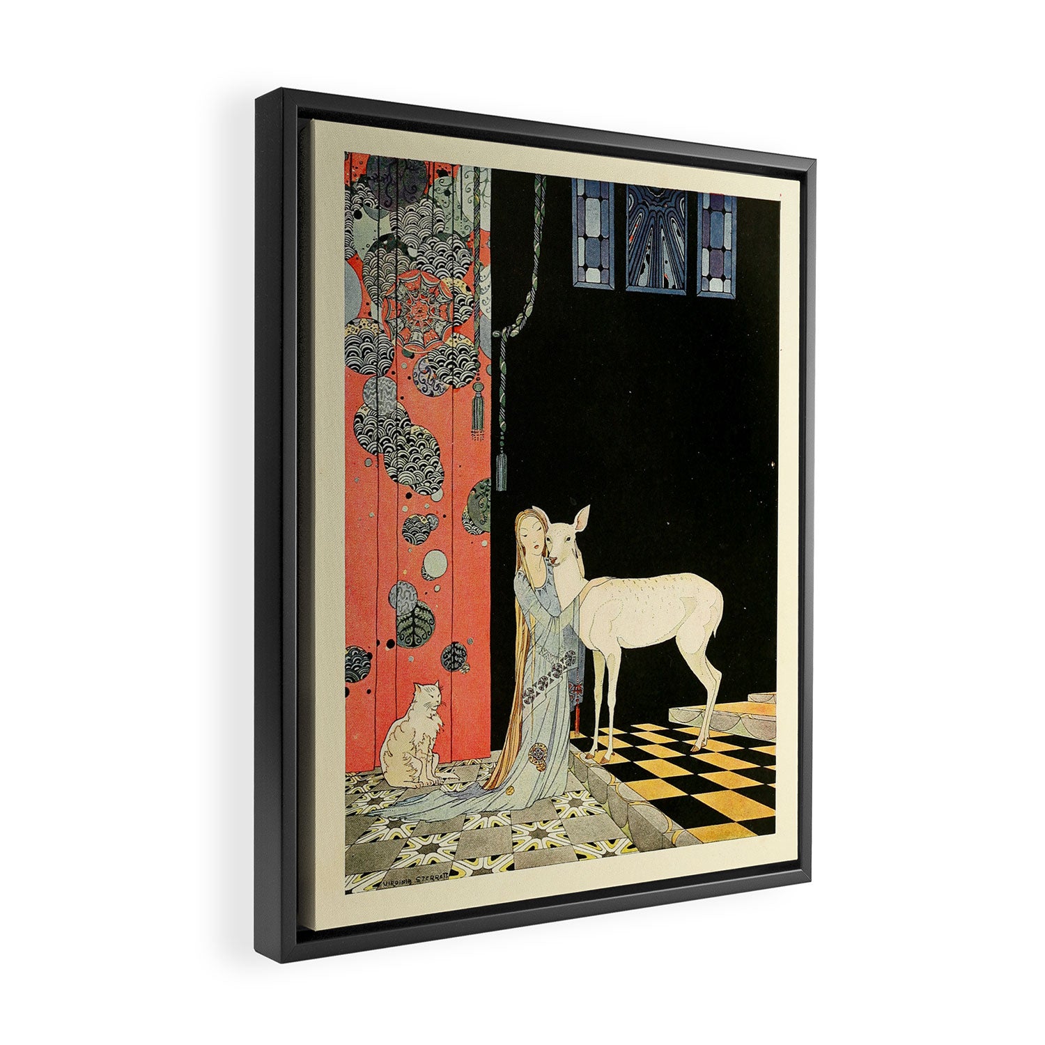 Art by Virginia Frances Sterrett from "Old French Fairy Tales," 1920 Framed Canvas Print Gallery Image 2