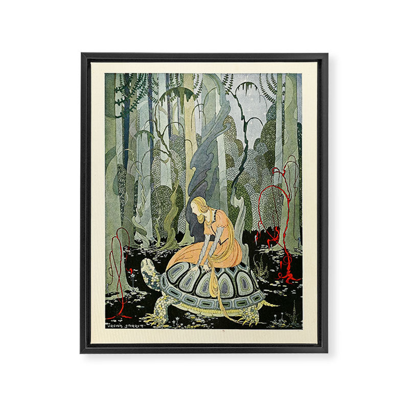 Art by Virginia Frances Sterrett from "Old French Fairy Tales," 1920 Framed Canvas Print Gallery Image 6
