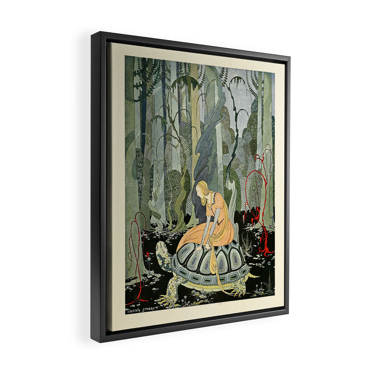 Art by Virginia Frances Sterrett from "Old French Fairy Tales," 1920 Framed Canvas Print Gallery Image 2