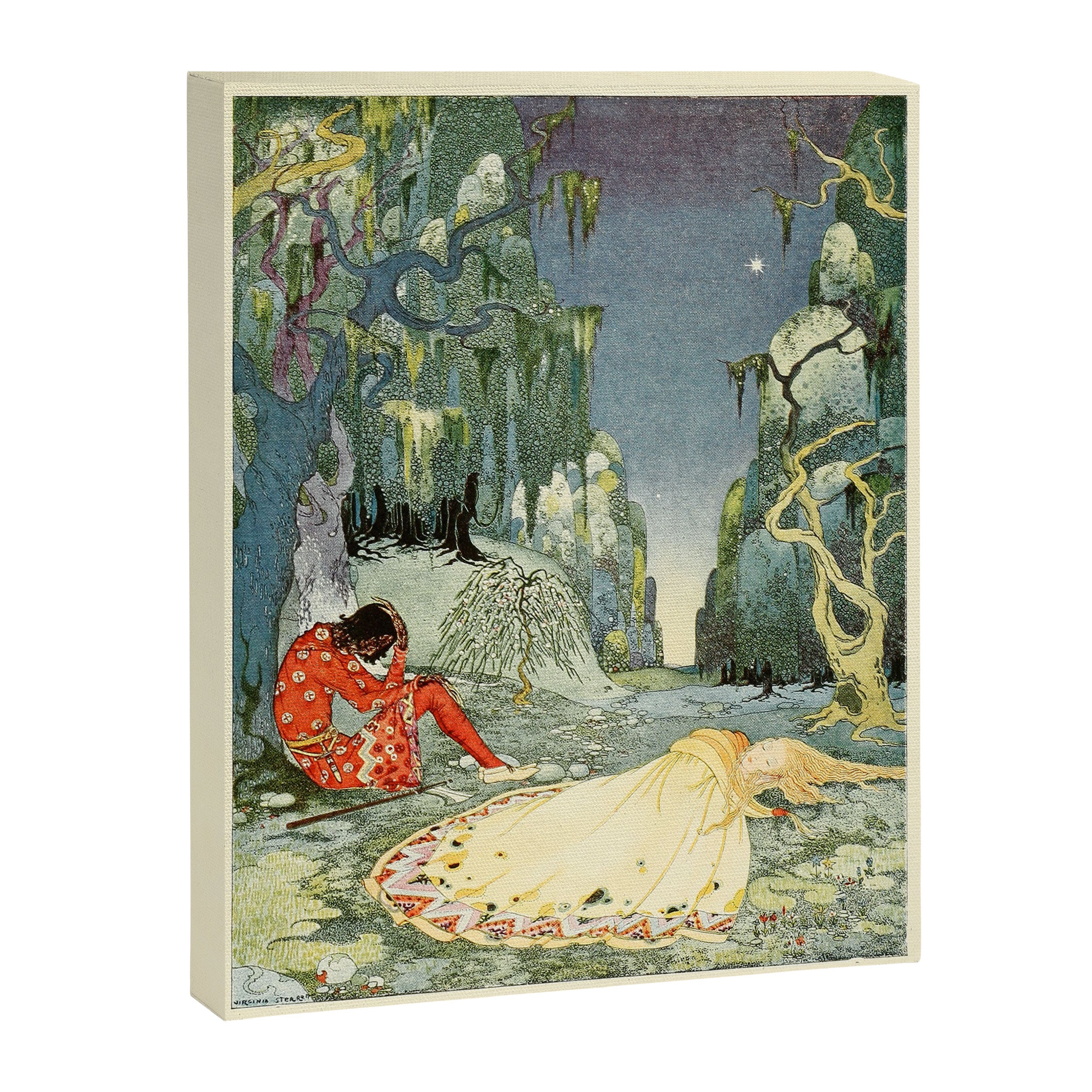 Art by Virginia Frances Sterrett from "Old French Fairy Tales," 1920 Canvas Print Gallery Image 6