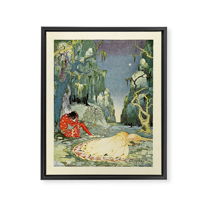 Art by Virginia Frances Sterrett from "Old French Fairy Tales," 1920 Framed Canvas Print Gallery Image 1