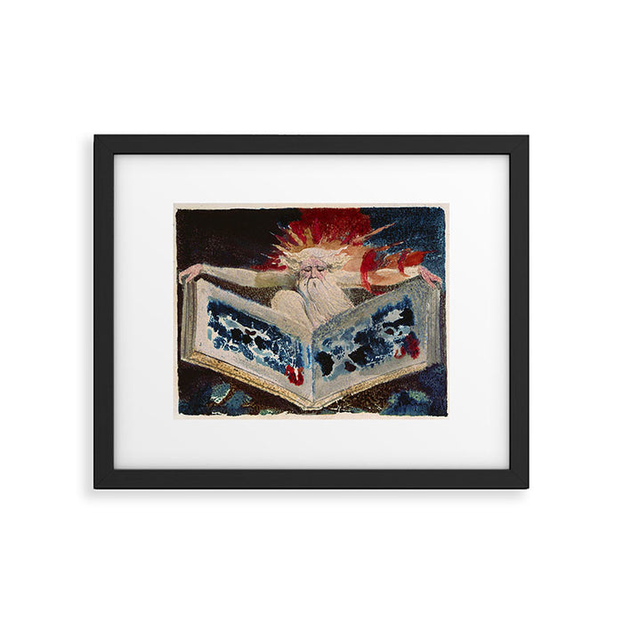 Art by William Blake from "The First Book of Urizen" (1796) Framed Art Print Gallery Image 1