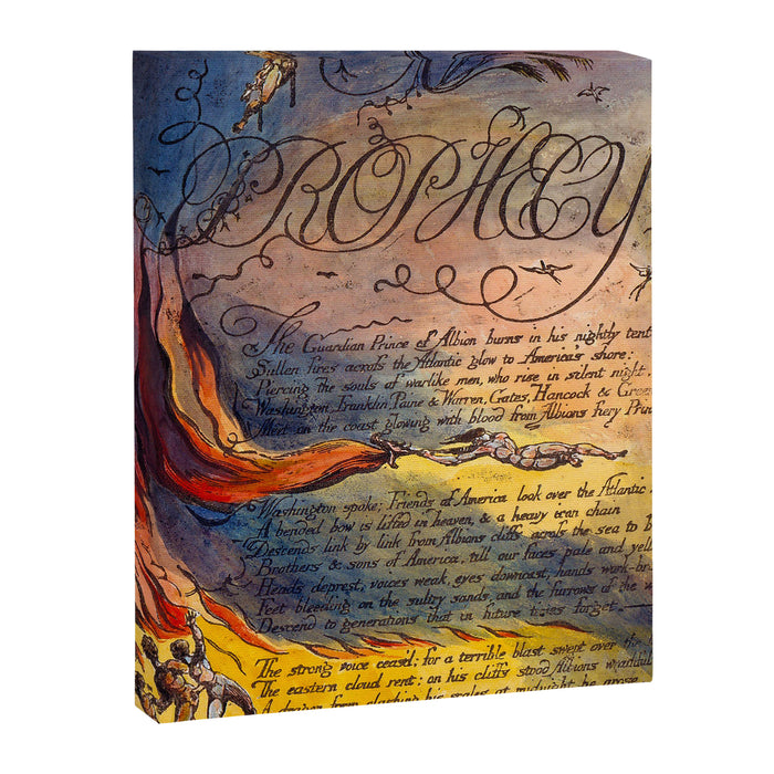 Art from "America: A Prophecy" by William Blake (1793) Canvas Print Gallery Image 1