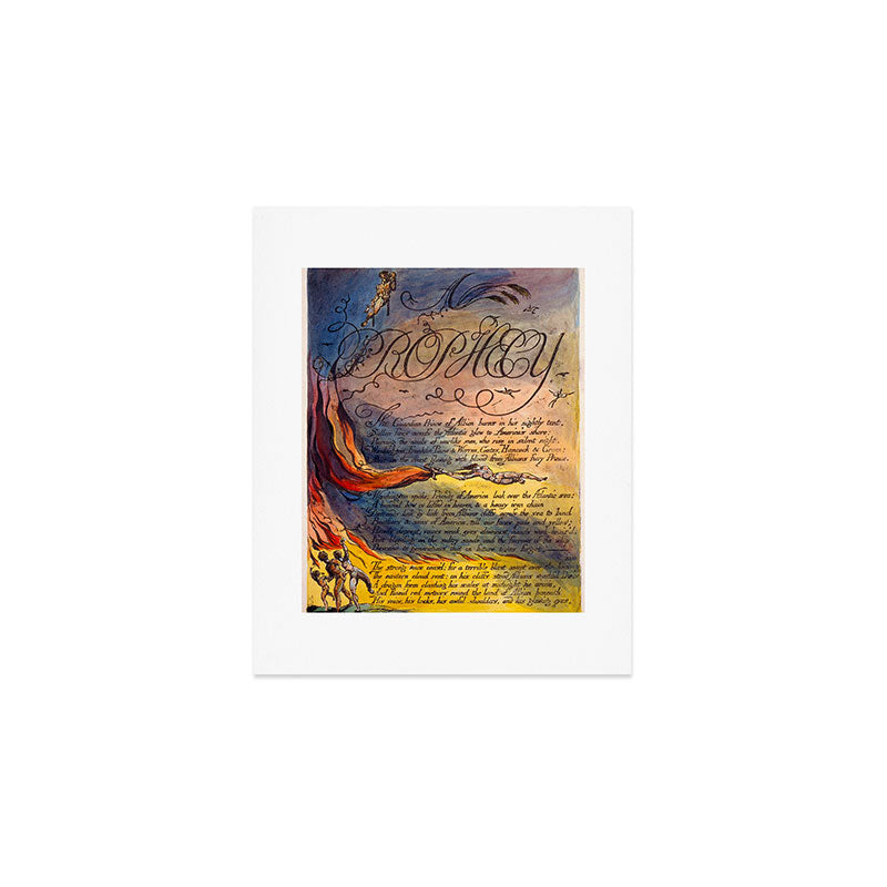 Art from "America: A Prophecy" by William Blake (1793) Art Print Gallery Image 1