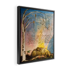 Art from "America: A Prophecy" by William Blake (1793) Framed Canvas Print Gallery Image 2