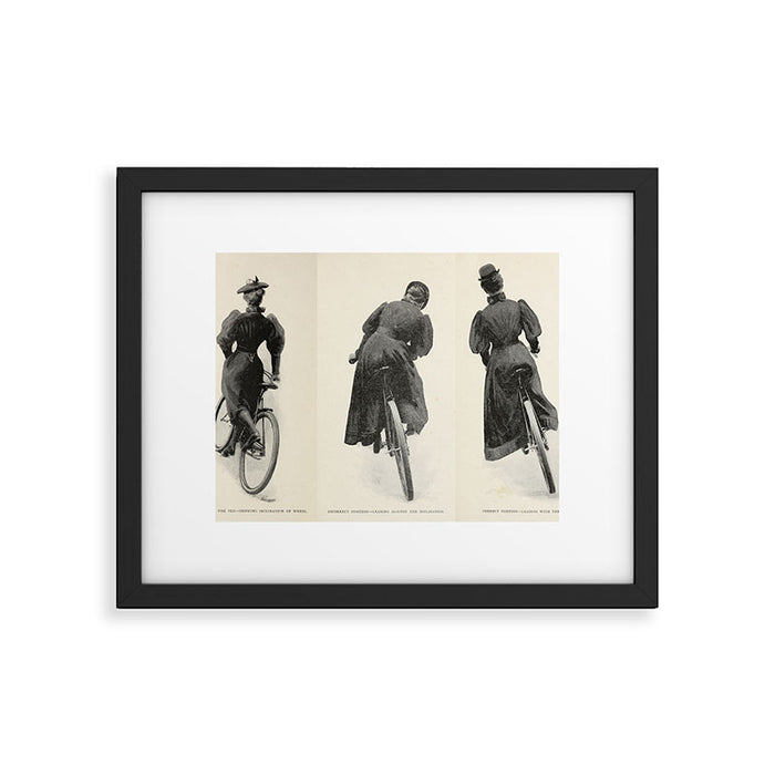Art from Bicycling for Ladies (1896) Framed Art Print Gallery Image 1