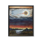 Art from "The Comet Book" (1587) Framed Canvas Print Gallery Image 6