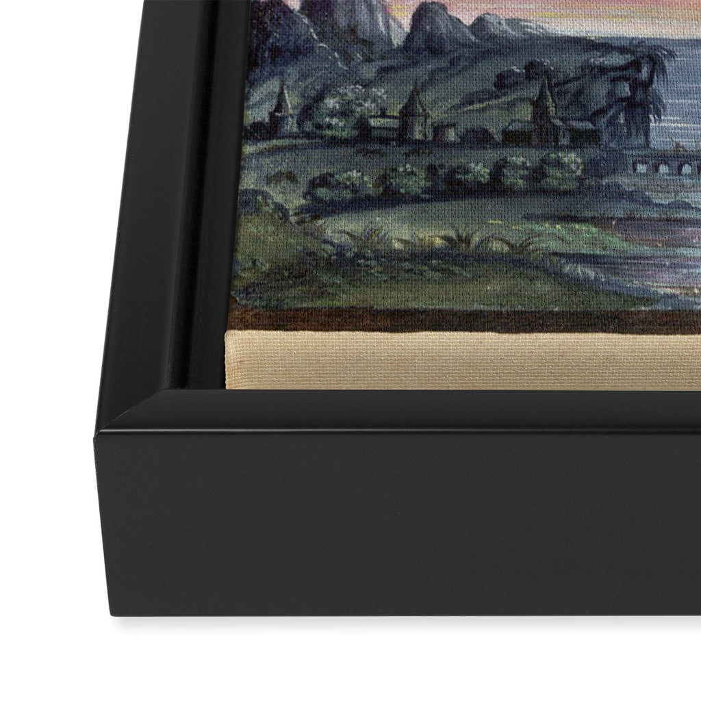 Art from "The Comet Book" (1587) Framed Canvas Print Gallery Image 3