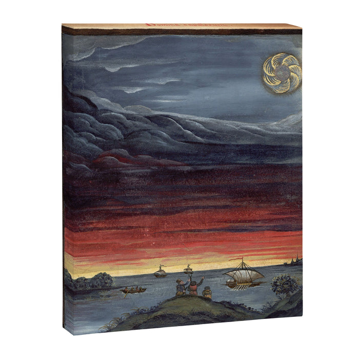 Art from "The Comet Book" (1587) Canvas Print Gallery Image 1