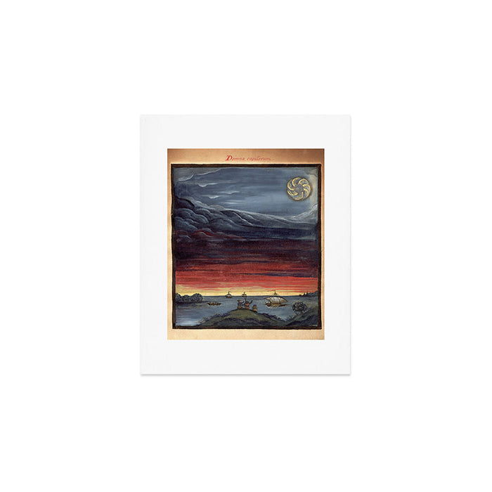 Art from "The Comet Book" (1587) Art Print Gallery Image 1