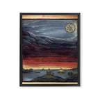 Art from "The Comet Book" (1587) Framed Canvas Print Gallery Image 6