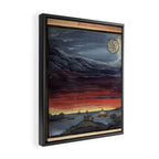 Art from "The Comet Book" (1587) Framed Canvas Print Gallery Image 2