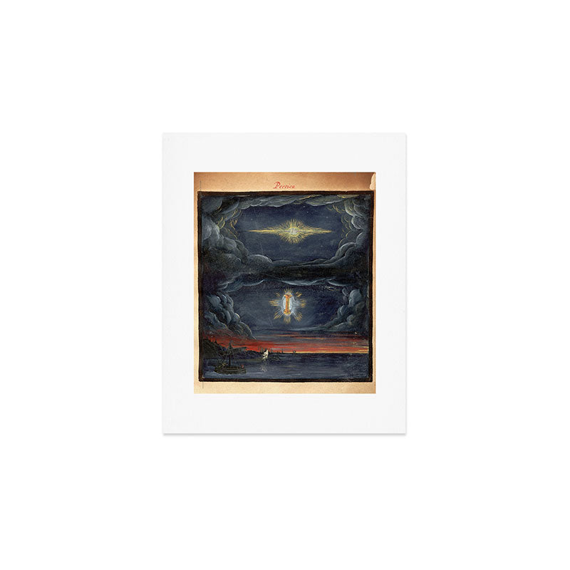 Art from "The Comet Book" (1587) Art Print Gallery Image 1