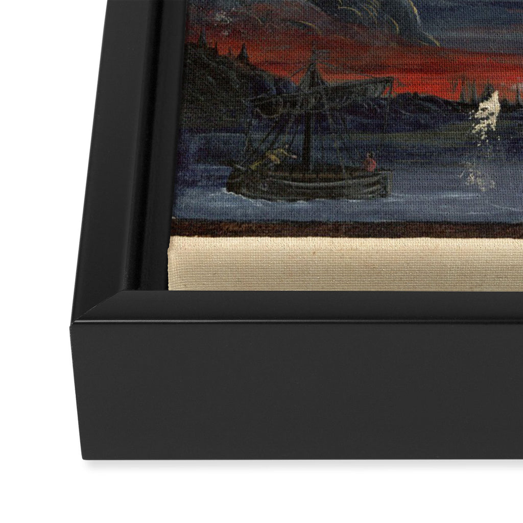 Art from "The Comet Book" (1587) Framed Canvas Print Gallery Image 3