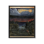 Art from "The Comet Book" (1587) Framed Canvas Print Gallery Image 6
